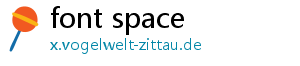 font space